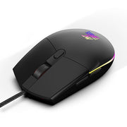 ANT ESPORTS GM60 WIRED OPTICAL GAMING MOUSE - BLACK - SWIFT PERIPHERALSAEPP0015