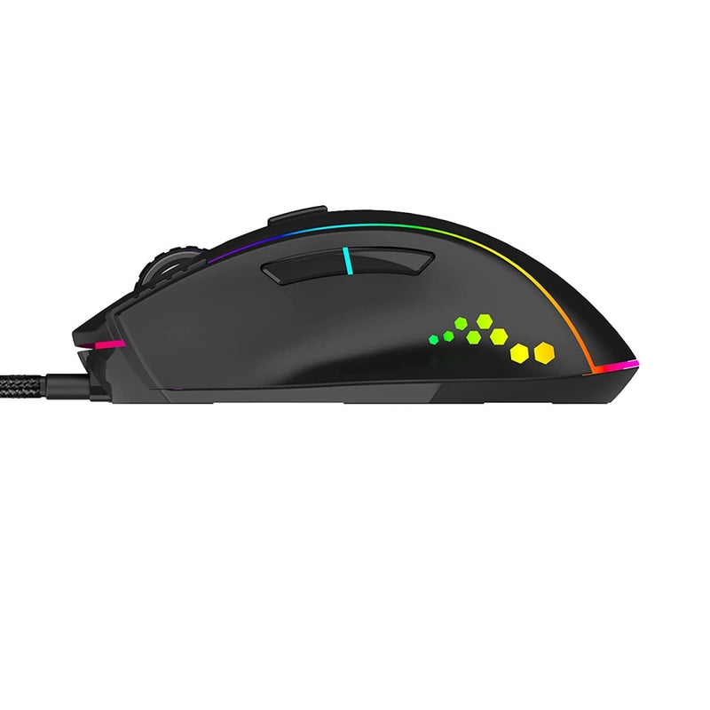 ANT ESPORTS GM600 WIRED OPTICAL GAMING MOUSE (BLACK) - SWIFT PERIPHERALSAEPP0021