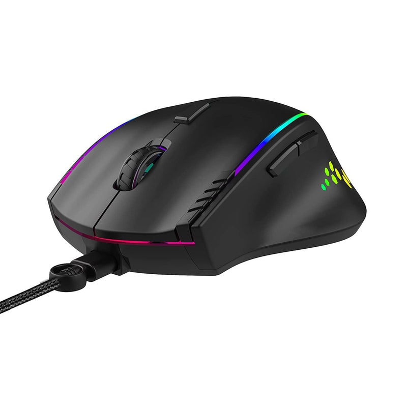 ANT ESPORTS GM600 WIRED OPTICAL GAMING MOUSE (BLACK) - SWIFT PERIPHERALSAEPP0021