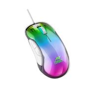 ANT ESPORTS GM610 CRYSTAL RGB WIRED GAMING MOUSE - WHITE - SWIFT PERIPHERALSAEPP0049