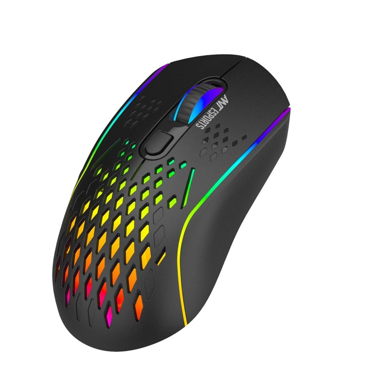 ANT ESPORTS GM700 RGB WIRELESS GAMING MOUSE - BLACK - SWIFT PERIPHERALS1088212