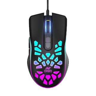 ANT ESPORTS GM80 WIRED OPTICAL GAMING MOUSE - BLACK - SWIFT PERIPHERALSAEPP0031