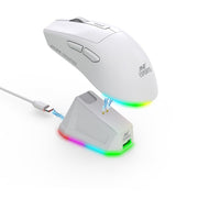 ANT ESPORTS GM810 PRO WIRELESS OPTICAL GAMING MOUSE 7200 DPI 2.4G BLUETOOTH - WHITE - SWIFT PERIPHERALSAEPP0245