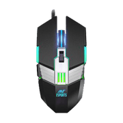 ANT ESPORTS GM90 WIRED GAMING MOUSE - BLACK - SWIFT PERIPHERALSAEPP0032