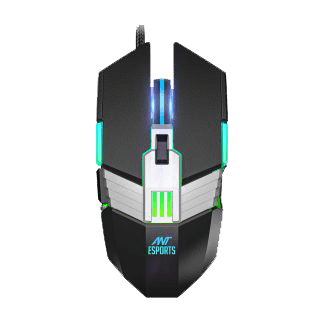ANT ESPORTS GM90 WIRED GAMING MOUSE - BLACK - SWIFT PERIPHERALSAEPP0032