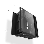 Ant Esports Graffiti Mid Tower ATX Cabinet with Custom Front Panel Design - SWIFT PERIPHERALSGRAFFITI-BLACK