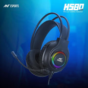 ANT ESPORTS H580 PRO RGB GAMING HEADSET - BLACK - SWIFT PERIPHERALS1090290