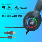 ANT ESPORTS H580 PRO RGB GAMING HEADSET - BLACK - SWIFT PERIPHERALS1090290