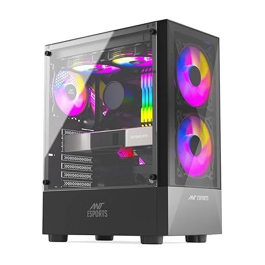 ANT ESPORTS ICE 100 MID - TOWER ATX CABINET - SWIFT PERIPHERALS1082482