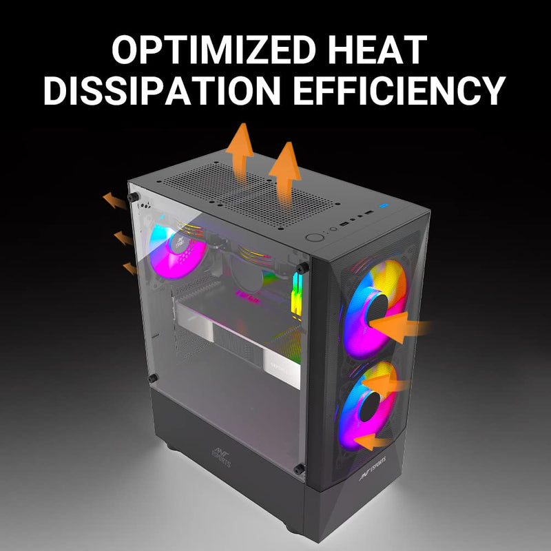 ANT ESPORTS ICE 100 MID - TOWER ATX CABINET - SWIFT PERIPHERALS1082482