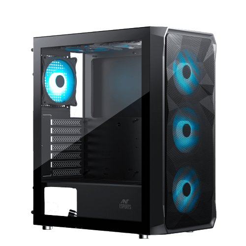 ANT ESPORTS ICE - 112 GAMING CABINET BLACK - SWIFT PERIPHERALS1086620