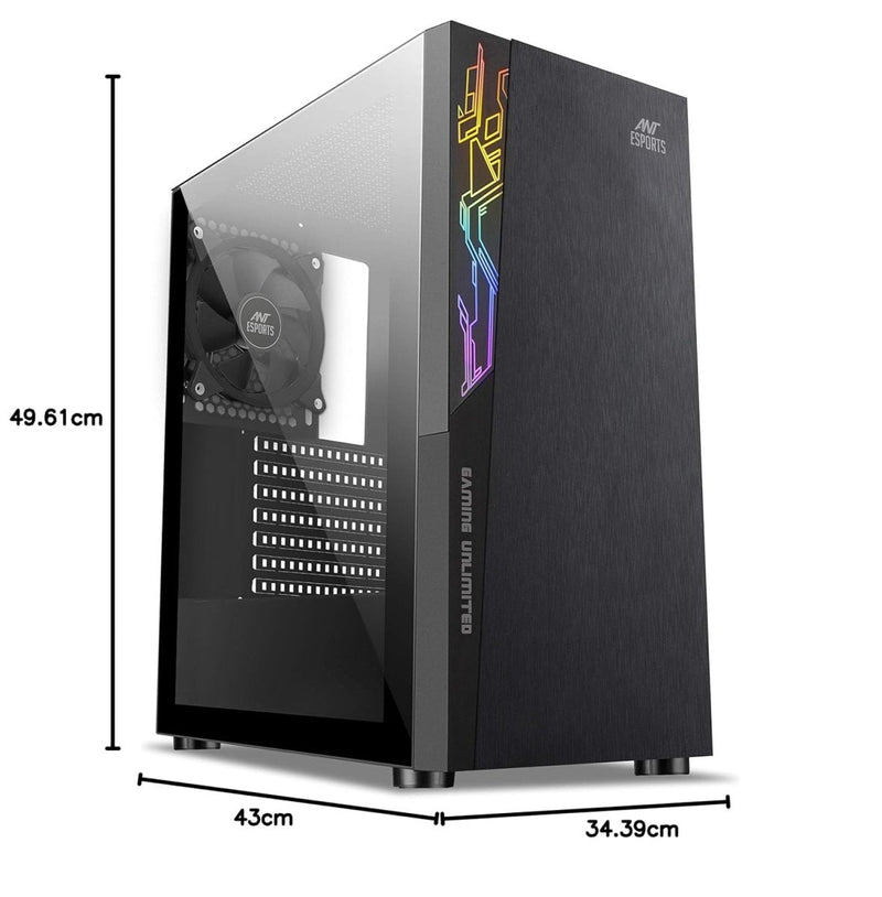ANT ESPORTS ICE 120AG MID - TOWER ATX CABINET - SWIFT PERIPHERALS100292