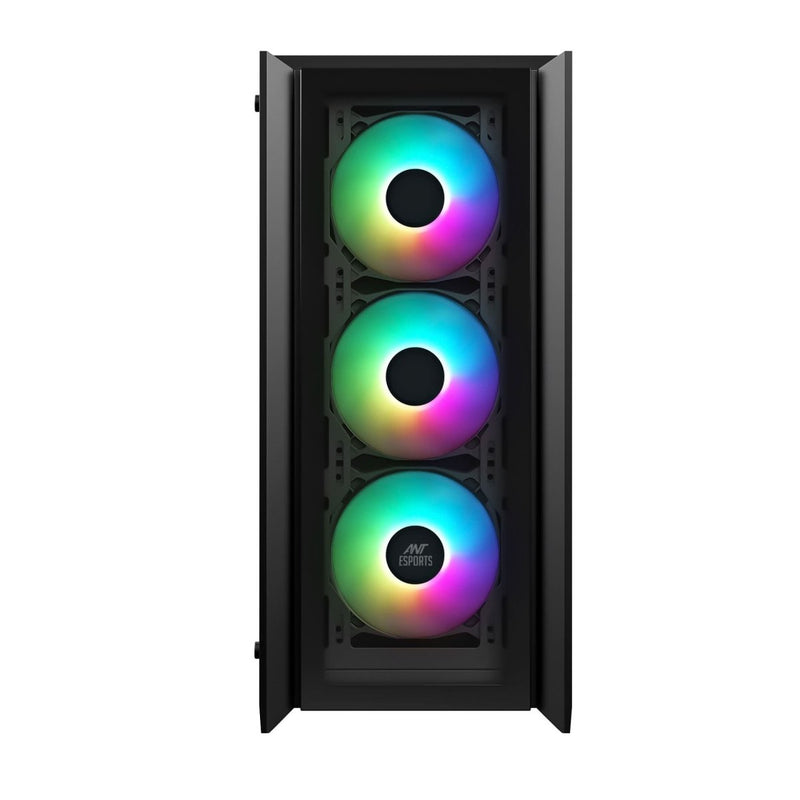 ANT ESPORTS ICE - 170TG ATX MID TOWER CABINET BLACK - SWIFT PERIPHERALS1088909