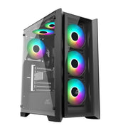 ANT ESPORTS ICE - 170TG ATX MID TOWER CABINET BLACK - SWIFT PERIPHERALS1088909