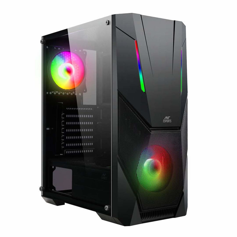 ANT ESPORTS ICE 211TG MID - TOWER ATX CABINET - SWIFT PERIPHERALS100295
