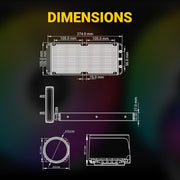 ANT ESPORTS ICE - 240 ARGB 240MM AIO LIQUID COOLER BLACK - SWIFT PERIPHERALS1085935
