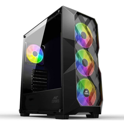ANT ESPORTS ICE - 300 MESH MID - TOWER CABINET - BLACK - SWIFT PERIPHERALS1082324