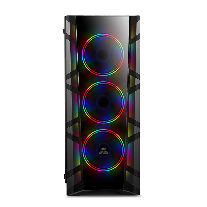 ANT ESPORTS ICE 300TG MID - TOWER RGB CABINET - SWIFT PERIPHERALS100296