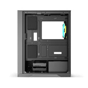 Ant Esports ICE - 4000 RGB Mid Tower Gaming Cabinet with three Pre - Installed 120mm ARGB Fans - SWIFT PERIPHERALSICE-4000RGB-BLACK