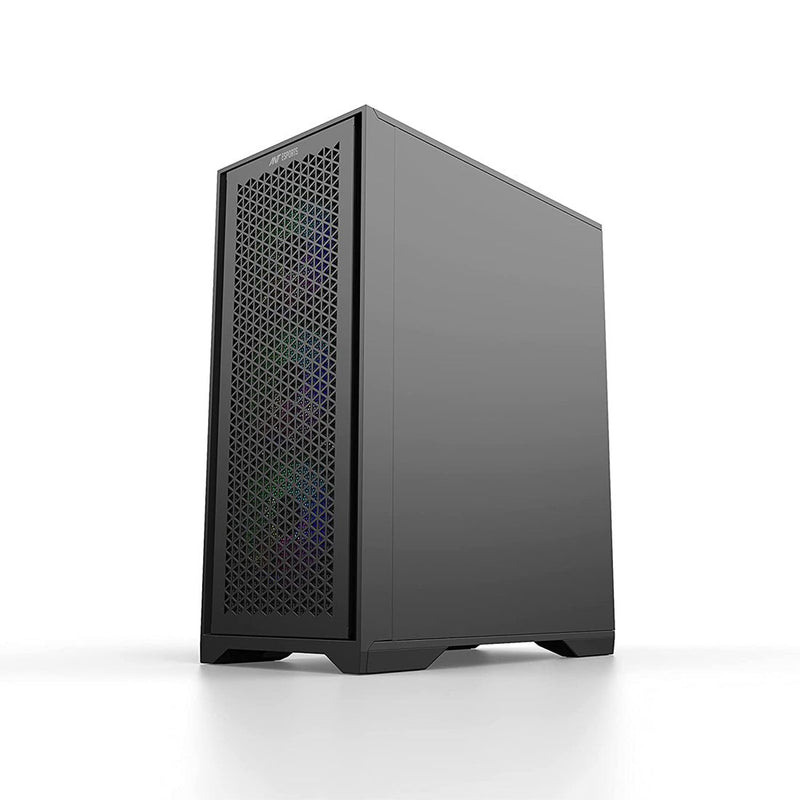 Ant Esports ICE - 4000 RGB Mid Tower Gaming Cabinet with three Pre - Installed 120mm ARGB Fans - SWIFT PERIPHERALSICE-4000RGB-BLACK