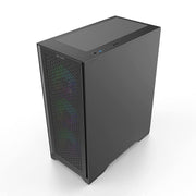 Ant Esports ICE - 4000 RGB Mid Tower Gaming Cabinet with three Pre - Installed 120mm ARGB Fans - SWIFT PERIPHERALSICE-4000RGB-BLACK