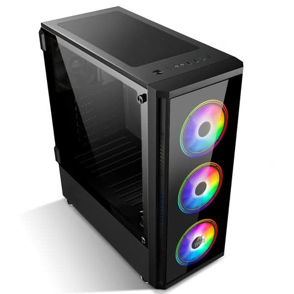 ANT ESPORTS ICE 400TG MID - TOWER RGB CABINET - SWIFT PERIPHERALS100297