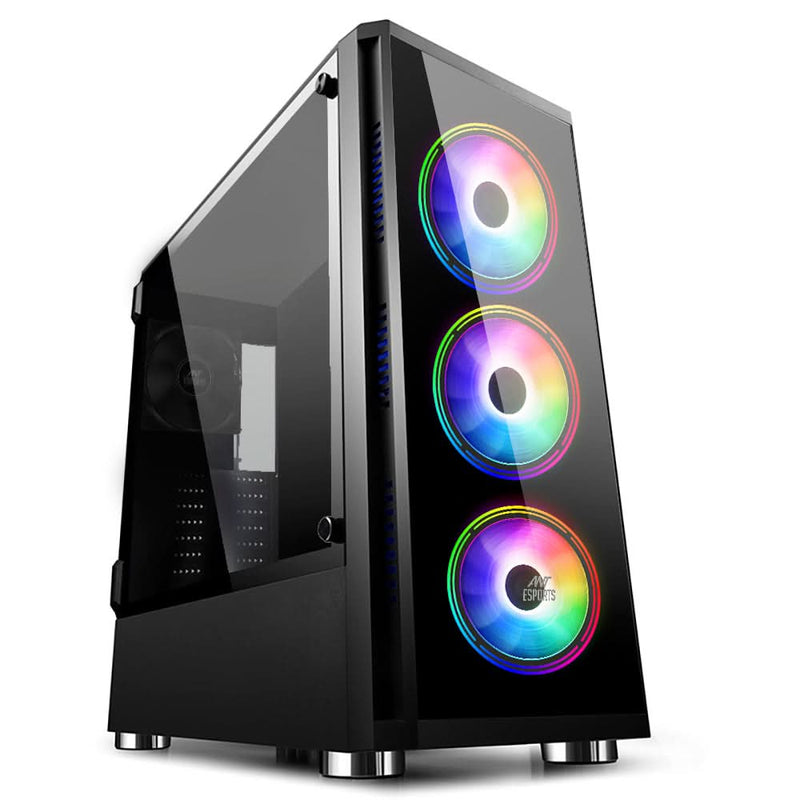 ANT ESPORTS ICE 400TG MID - TOWER RGB CABINET - SWIFT PERIPHERALS100297
