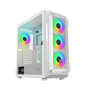 ANT ESPORTS ICE - 410TG MID TOWER ARGB CABINET WHITE - SWIFT PERIPHERALS1088326