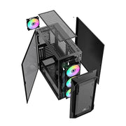 ANT ESPORTS ICE 410TG MID - TOWER E - ATX CABINET BLACK - SWIFT PERIPHERALS1085821