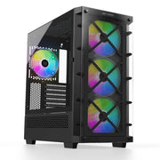 ANT ESPORTS ICE 5000 RGB MID - TOWER E - ATX CABINET BLACK - SWIFT PERIPHERALS107977