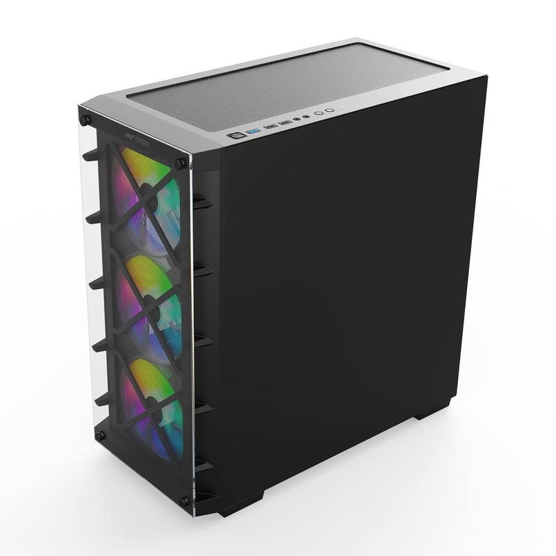 ANT ESPORTS ICE 5000 RGB MID - TOWER E - ATX CABINET BLACK - SWIFT PERIPHERALS107977