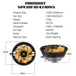 ANT ESPORTS ICE - C120 CPU AIR COOLER - SWIFT PERIPHERALS1088152