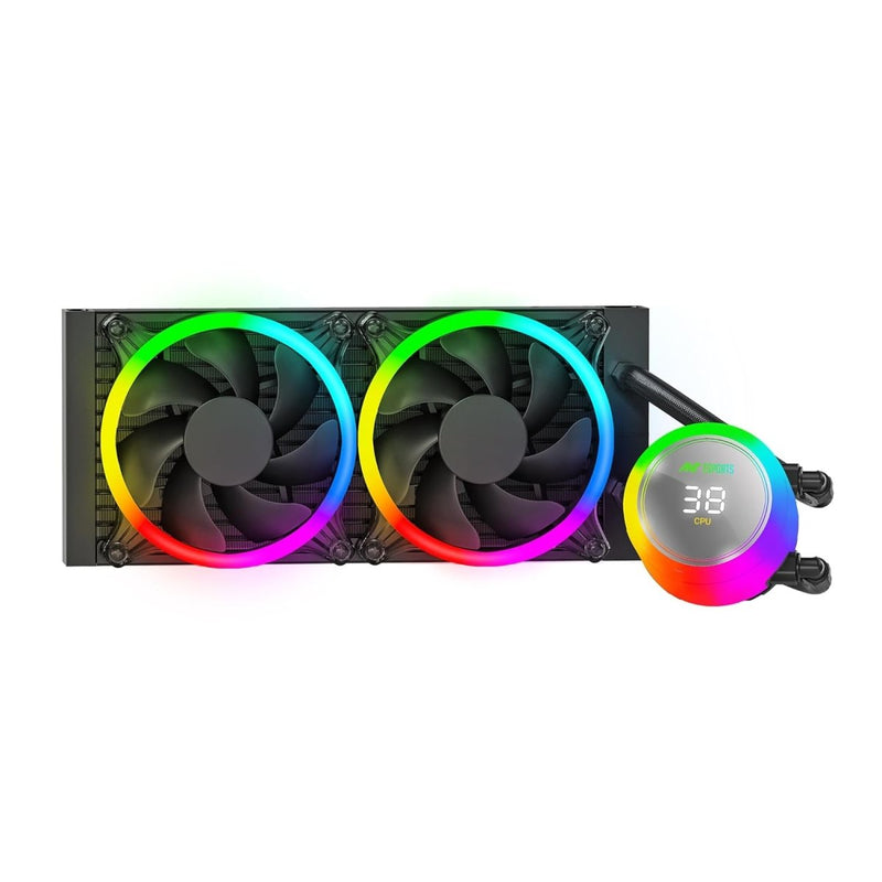 ANT ESPORTS ICE CHROMA ML240 ARGB 240MM CPU LIQUID COOLER BLACK - SWIFT PERIPHERALS1090146