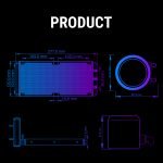 ANT ESPORTS ICE CHROMA ML240 ARGB LIQUID COOLER - WHITE - SWIFT PERIPHERALS1094089
