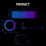 ANT ESPORTS ICE CHROMA ML360 ARGB LIQUID COOLER - WHITE - SWIFT PERIPHERALS1094088