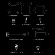ANT ESPORTS ICE FLOW 240MM AIO LIQUID COOLER ARGB BLACK - SWIFT PERIPHERALS1088308