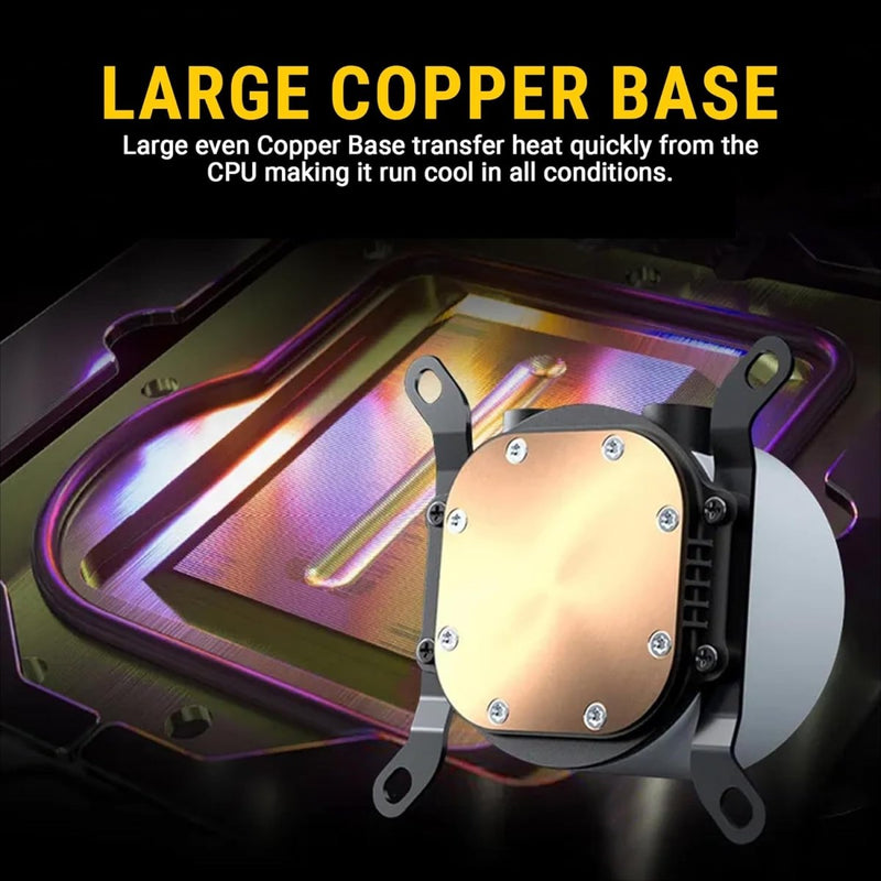 ANT ESPORTS ICE - FLOW 360 ARGB CPU LIQUID COOLER - SWIFT PERIPHERALS1089250