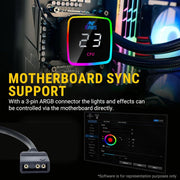 ANT ESPORTS ICE - FLOW 360 ARGB CPU LIQUID COOLER - SWIFT PERIPHERALS1089250
