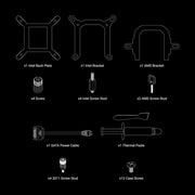 ANT ESPORTS ICE GLOW 360MM AIO LIQUID COOLER ARGB WHITE - SWIFT PERIPHERALS1088067
