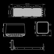 ANT ESPORTS ICE GLOW 360MM AIO LIQUID COOLER ARGB WHITE - SWIFT PERIPHERALS1088067