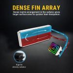 ANT ESPORTS ICE - INFINITE 240 ARGB ALL IN ONE 240MM CPU LIQUID COOLER (WHITE) - SWIFT PERIPHERALSCooler-005