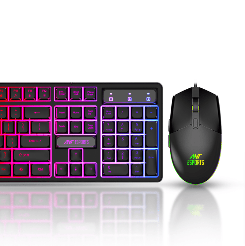 ANT ESPORTS KM1600 WIRED GAMING KEYBOARD AND GAMING MOUSE COMBO - SWIFT PERIPHERALS1091377