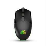 ANT ESPORTS KM1650 RGB MEMBRANE WIRED GAMING KEYBOARD & RGB MOUSE COMBO - BLACK - SWIFT PERIPHERALS1093966