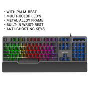 ANT ESPORTS KM500 PRO BACKLIT WIRED GAMING KEYBOARD AND MOUSE COMBO - BLACK - SWIFT PERIPHERALS1082299