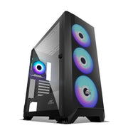ANT ESPORTS MID - TOWER E - ATX 711 AIR CABINET BLACK - SWIFT PERIPHERALS1086244