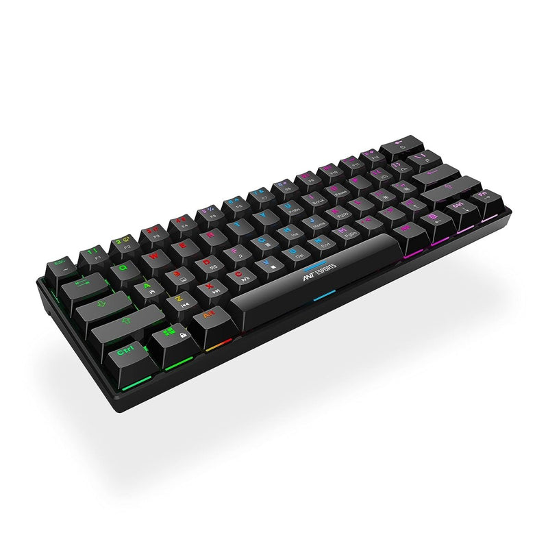 ANT ESPORTS MK1300 MINI MECHANICAL GAMING KEYBOARD (BLUE SWITCH) (R - 41183733) - SWIFT PERIPHERALSAEPP0026