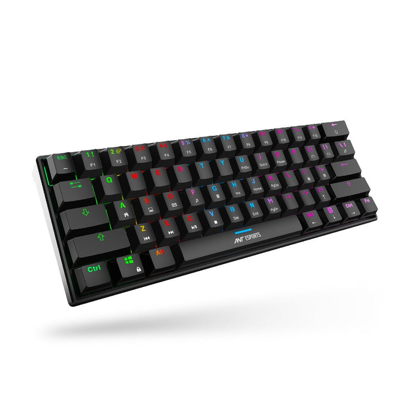 ANT ESPORTS MK1300 MINI MECHANICAL GAMING KEYBOARD (RED SWITCH) (R - 41183733) - SWIFT PERIPHERALSAEPP0025