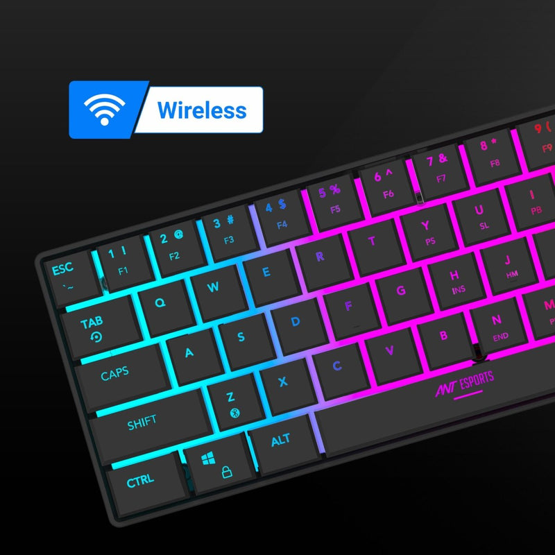 ANT ESPORTS MK1500 MINI WIRELESS GAMING KEYBOARD - SWIFT PERIPHERALS1081782