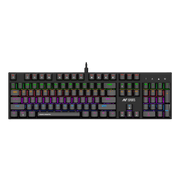 ANT ESPORTS MK3200 V2 MECHANICAL GAMING KEYBOARD MULTICOLOR LED BACKLIT WIRED - BLACK (RED SWITCH) (R - 41183733) - SWIFT PERIPHERALSAEPP0084