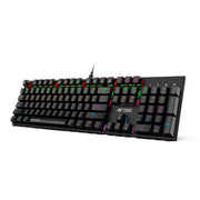 ANT ESPORTS MK3200 V2 MECHANICAL GAMING KEYBOARD MULTICOLOR LED BACKLIT WIRED - BLACK (RED SWITCH) (R - 41183733) - SWIFT PERIPHERALSAEPP0084